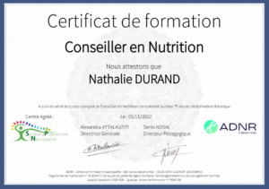 Conseillère en Nutrition