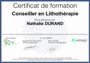 Conseiller en lithothérapie